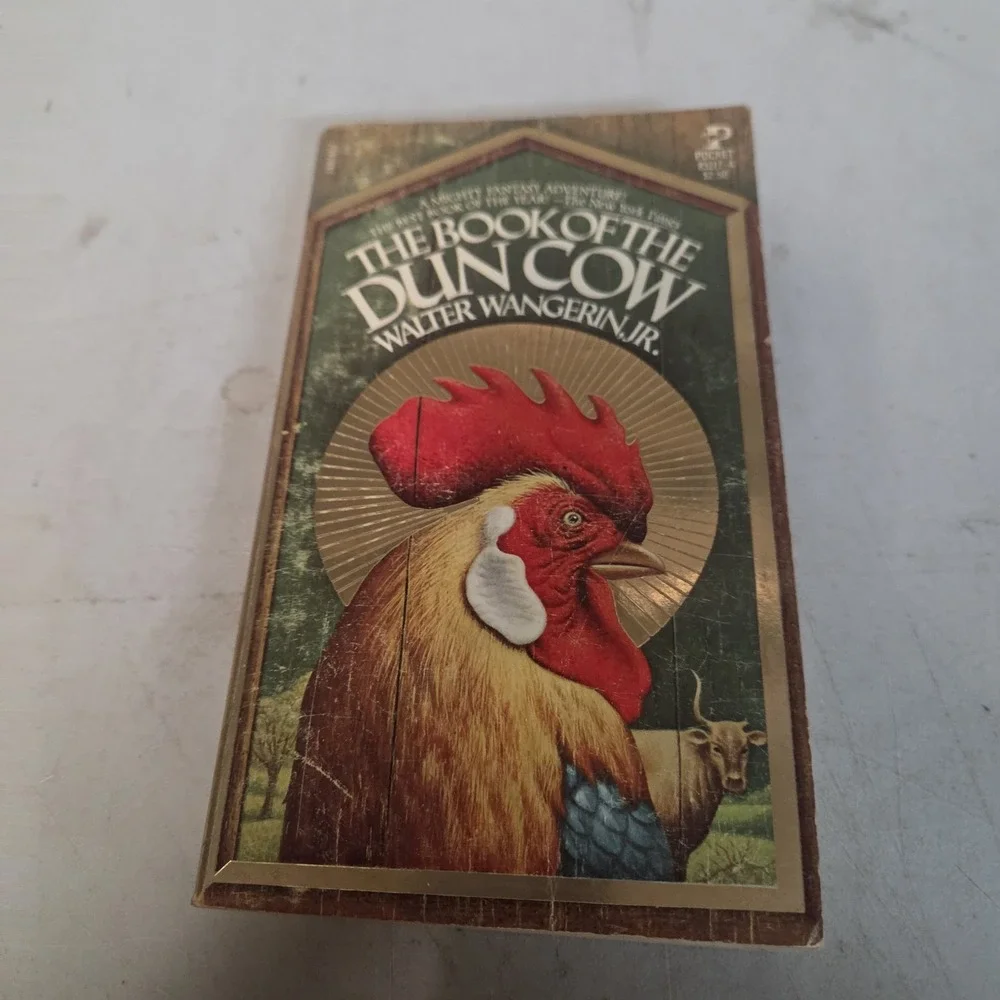 The Book of the Dun Cow Walter Wangerin Jr 1979 1st Pocket Books Print Fantasy